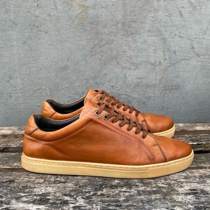 Hugo boss leather shoes || sepatu hugo boss
