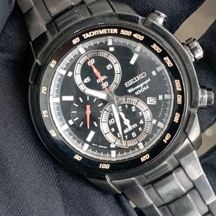 jam tangan seiko cronograp original second