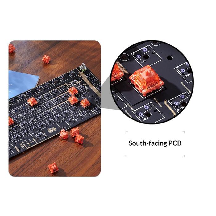 Akko MOD007 Per-key Flex-Cut South-facing PCBA for MOD007 V1 V2