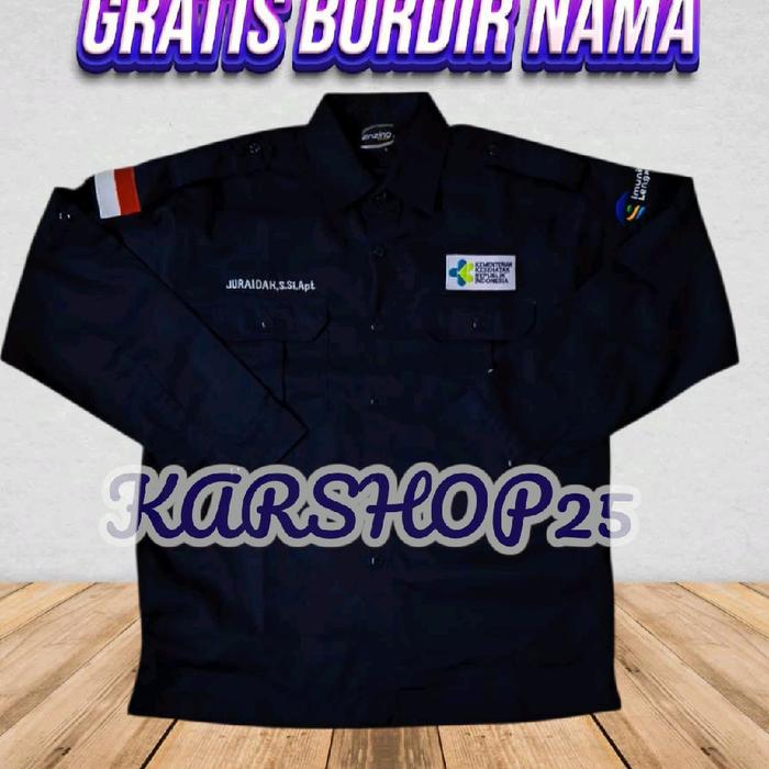 KEMEJA KEMENKES IMUNISASI LENGKAP TERBARU SERAGAM KEMENKES KEMEJA IMUNISASI LENGKAP KEMEJA KERJA IMU