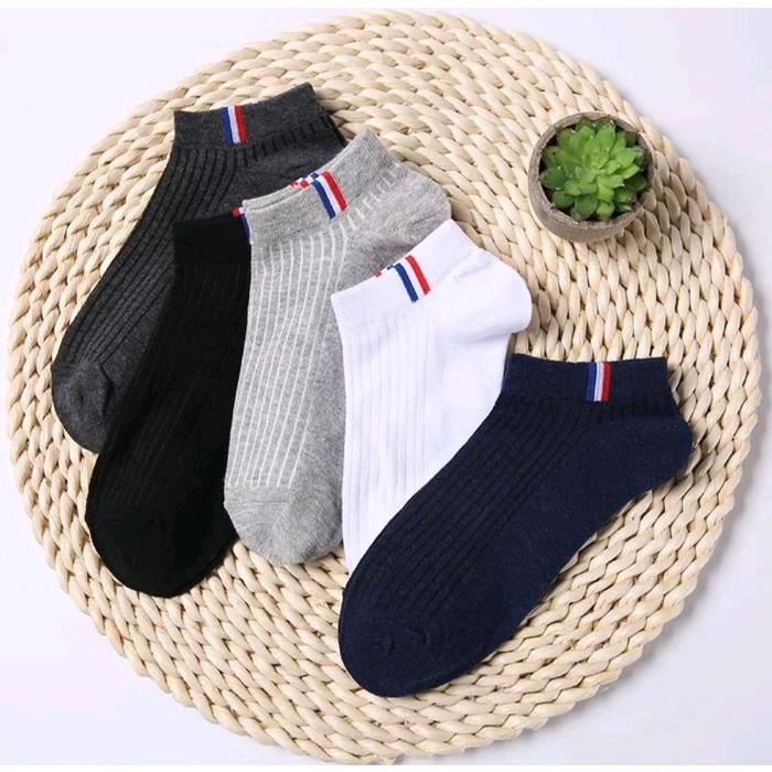 id.fashieon 6 Pasang Sudah Random Kaos Kaki Serat Bambu Mini malis Pria/Wanita Semata Kaki Dewasa A