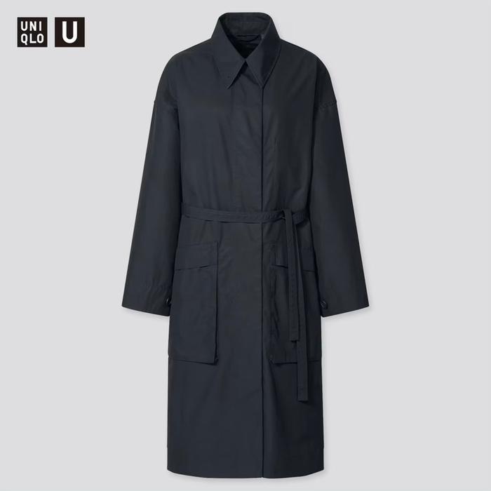 Uniqlo U - Cotton Long Coat - Black - Size XL
