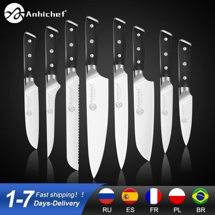Kitchen Knives Japanese Chef Knife Set Germany 1.4116 High Carbon