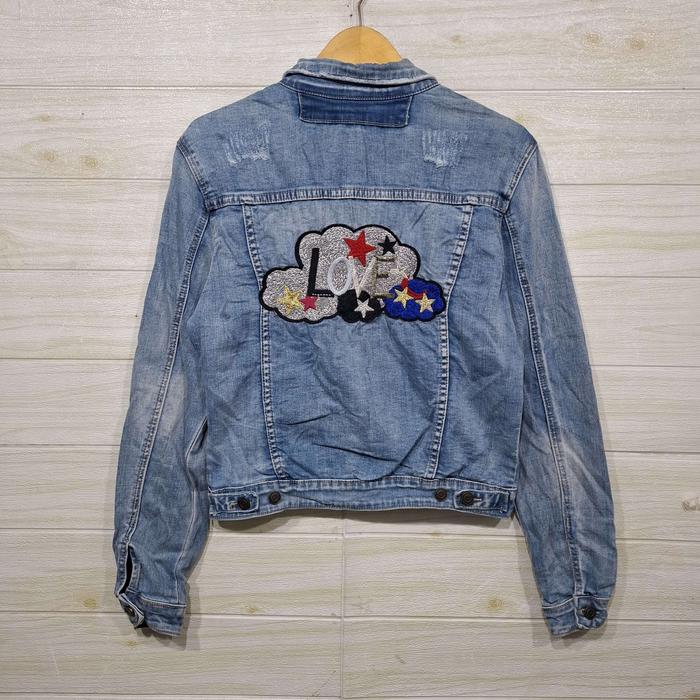 SAINT LAURENT DENIM "LOVE" JACKET