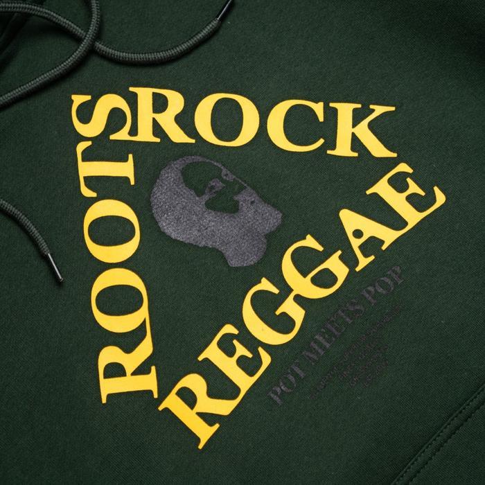 Pot Meets Pop Hoodie - Roots Rock Reggae Hoodie Green Fw'23 - Jacket Hoodie