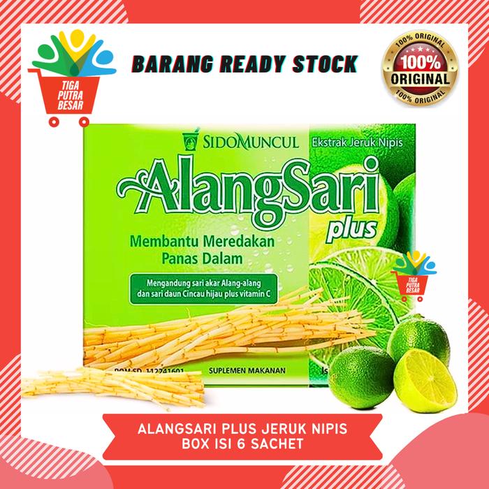 ALANG SARI JERUK NIPIS BOX ISI 6 SACHET / MEREDAKAN PANAS DALAM