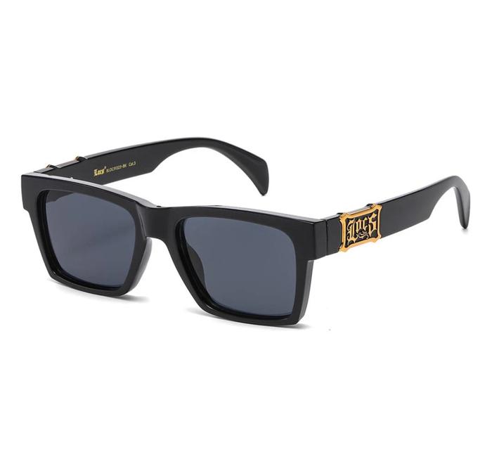 Locs Lowrider Square Frame Sunglasses in Bulk Rich Veterano LOC 91323 BK
