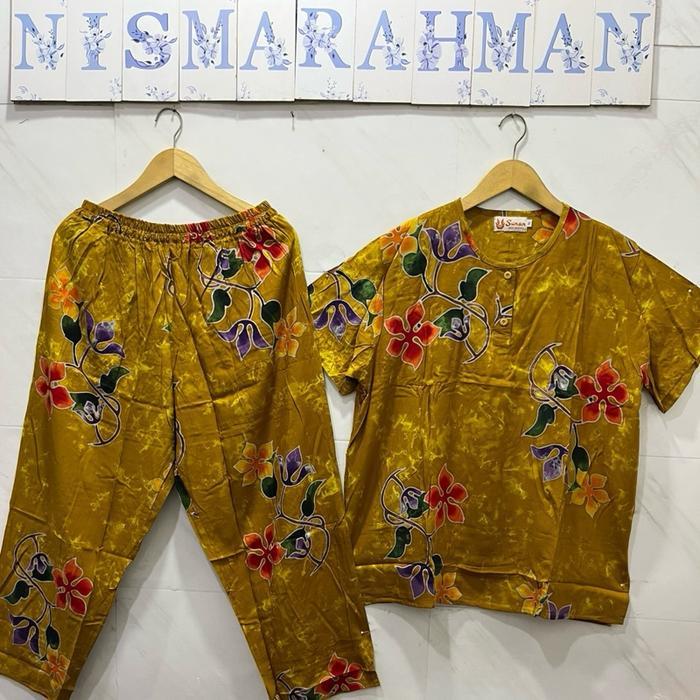 Cp Batik Sunan Ori  Xl - Jumbo T. Pendek Celana Panjang Ld 120Cm