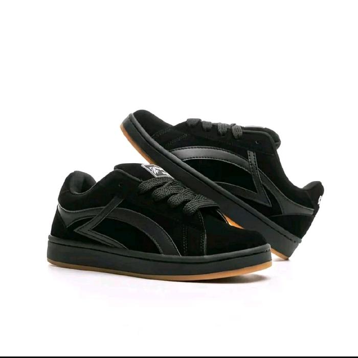sepatu sneakers skate gemuk hitam trendy pria wanita dewasa anak unisex shoes lokal brand terbaru ba