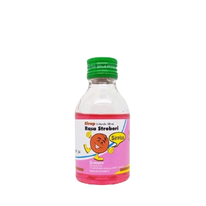 Sirup Sirup Plus Rasa Strawberry 100 ml - Sirup