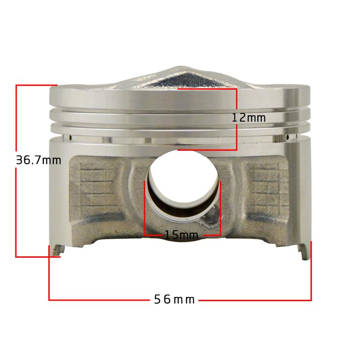 400cc Piston Motorcycle 56mm 56.25mm 56.5mm Piston & Ring for Yamaha