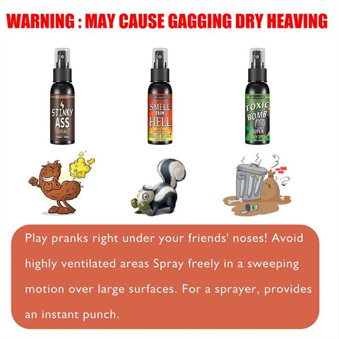 Fart Spray Bau Tai 30ml Semprotan Bau Tai Prank Mainan Parfum Bau Kentut Semprotan Tai Prank Parfum