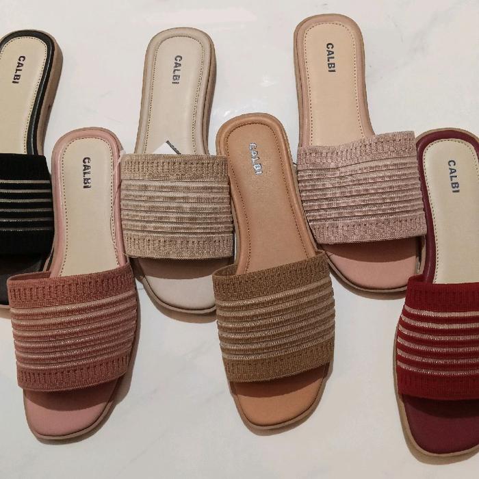 Sz 36, 37, 38, 39, 40 sandal teplek selop calbi HSE.1843