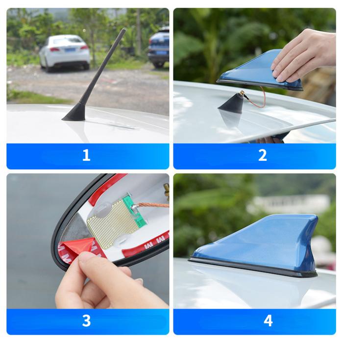 Antena Mobil Antena Sirip Hiu Gaya Mobil untuk Volvo Rdesign XC90 V40
