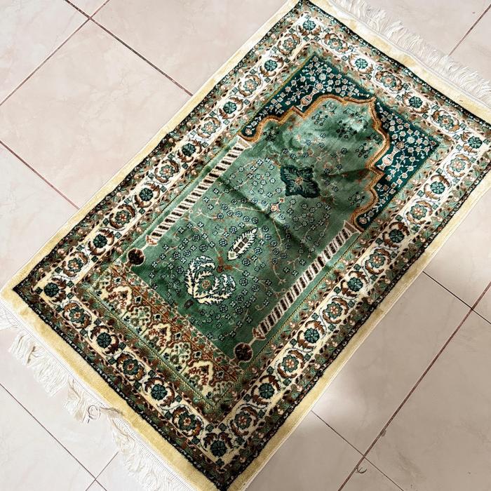 Sajadah Turki Super Premium Terbaru Tebal Lembut Karpet Parfume Ukuran Jumbo Dewasa 110x70cm Motif B