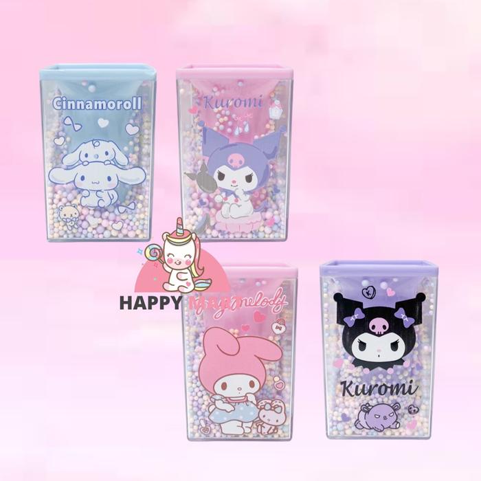 PEN HOLDER MOTIF SANRIO SUPER GEMOY KUROMI / MELODY / CINNAMOROLL
