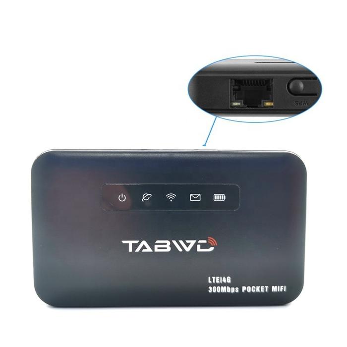 E5885 Pocket WiFi Router 300Mbps 4G Sim Card Slot RJ45 Lan Port Mini
