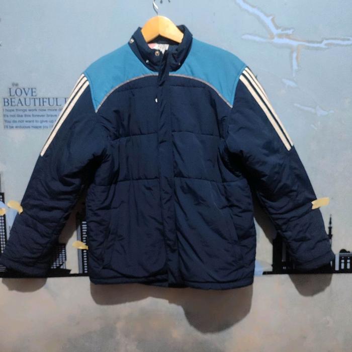 Jaket puffer outdoor Tebal ADIDAS