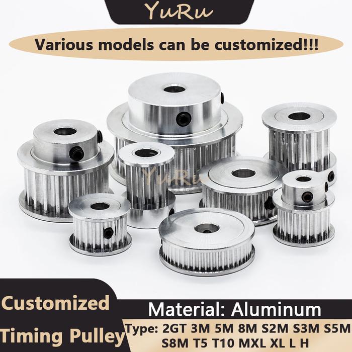 Customized 2GT 3M 5M 8M T5 T10 Synchronous Pulley Timing Pulley
