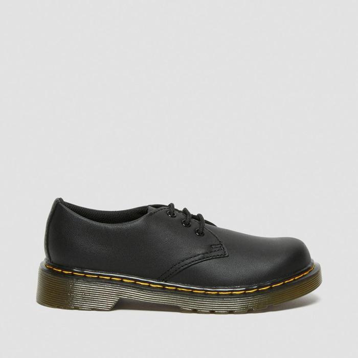 SEPATU ANAK Dr MARTENS 1461 Junior Black Softy T 3 Eye ORIGINAL 100%