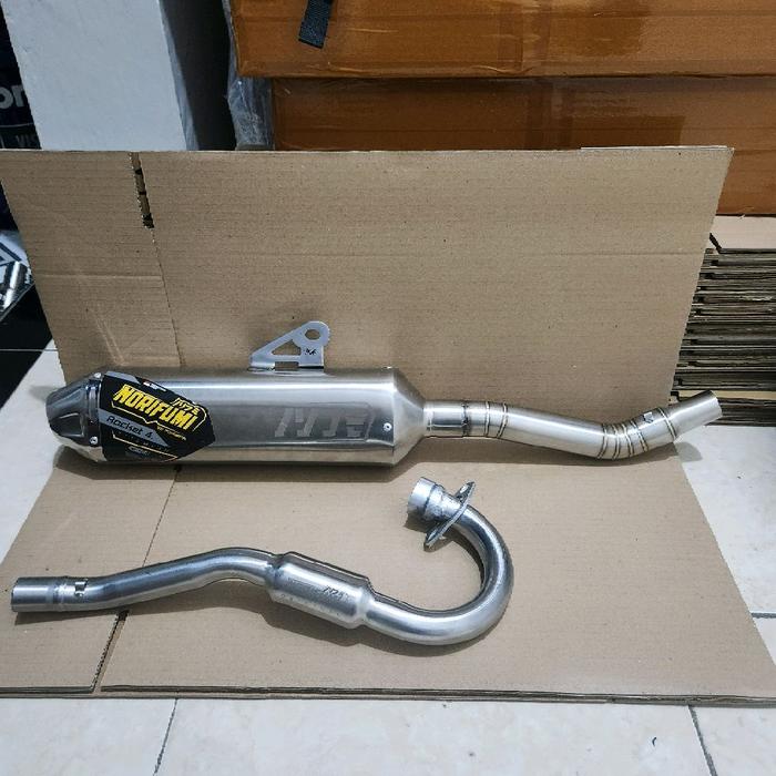 Knalpot Semi Laser inlet 38 CRF, KLX, KLX BF, D'tracker, WR155