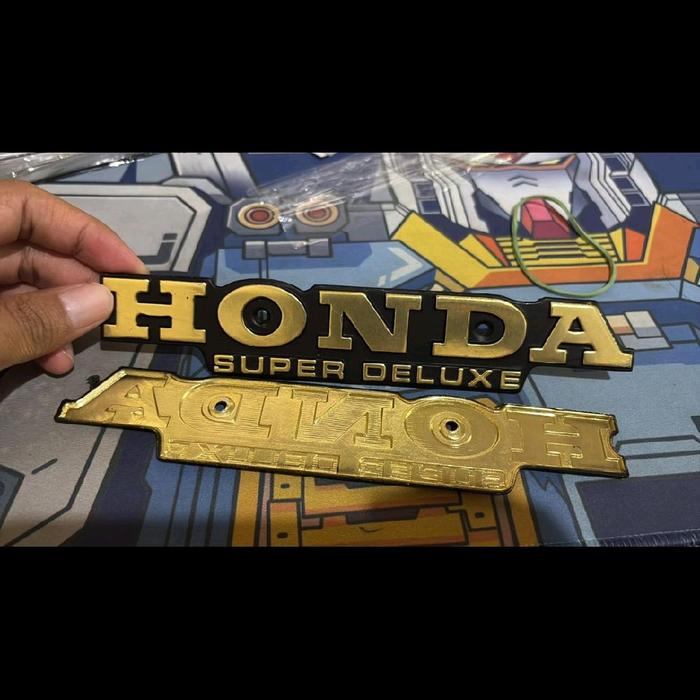 Emblem GL 100 Kuningan CNC Import Emblem GL 100 Kuningan