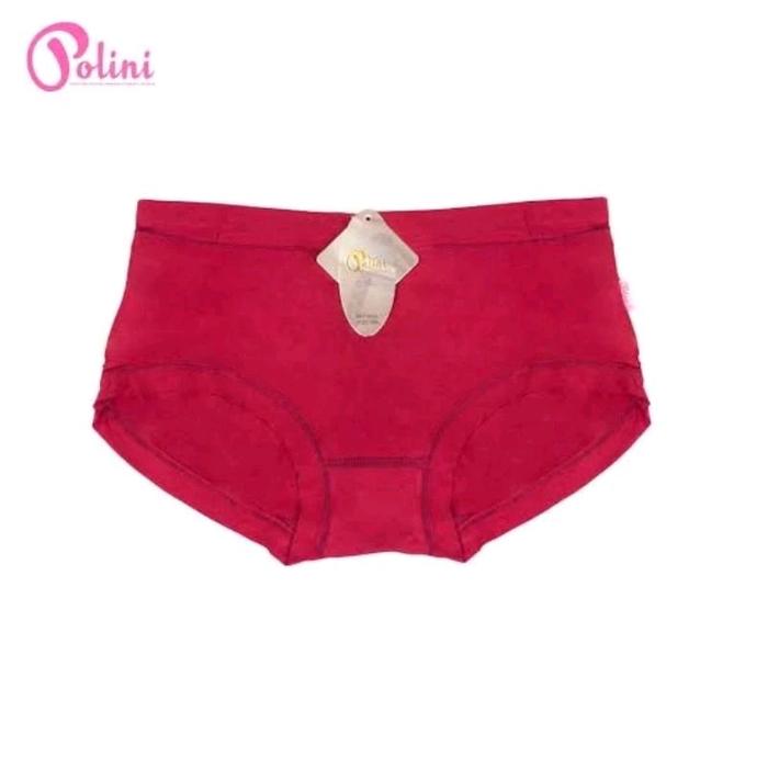 12 PCS CD WANITA POLINI 1236 SUPER SOFT TERMURAH | Celana dalam KATUN POLINI Anti Selip Polos Nyaman
