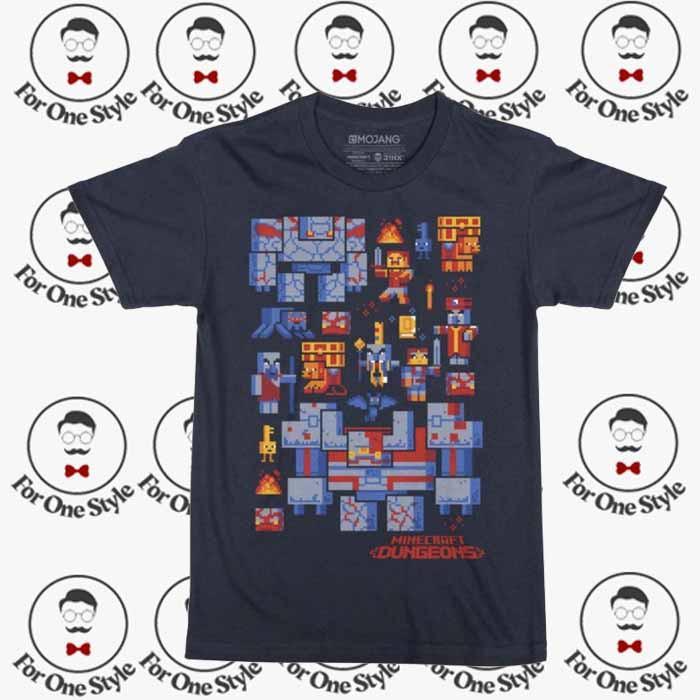 VN139 KAOS AK MINECRAFT DUNGEON - tshirt roblox Dungeon