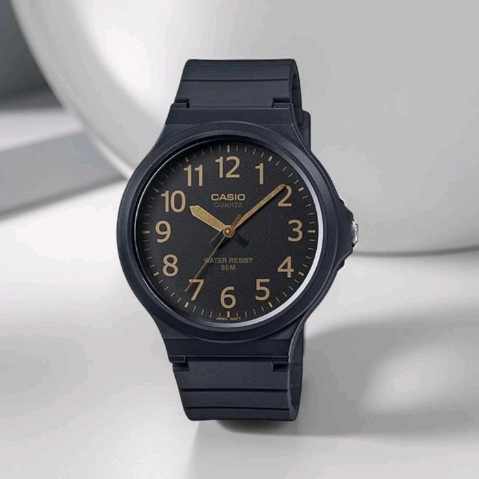 JamĀ TanganĀ Pria Jarum Analog CasioĀ OriginalĀ Mw2401b2 Garansi Resmi