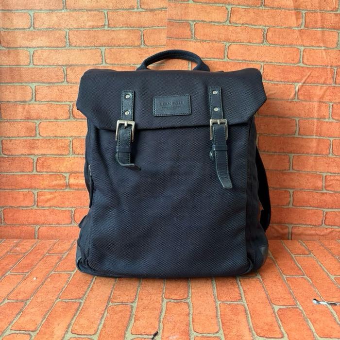 TAS RANSEL BEANPOLE PRIA WANITA SECOND BRANDED KANVAS NAVY / TAS RANSEL KERJA PRIA WANITA BEAN POLE
