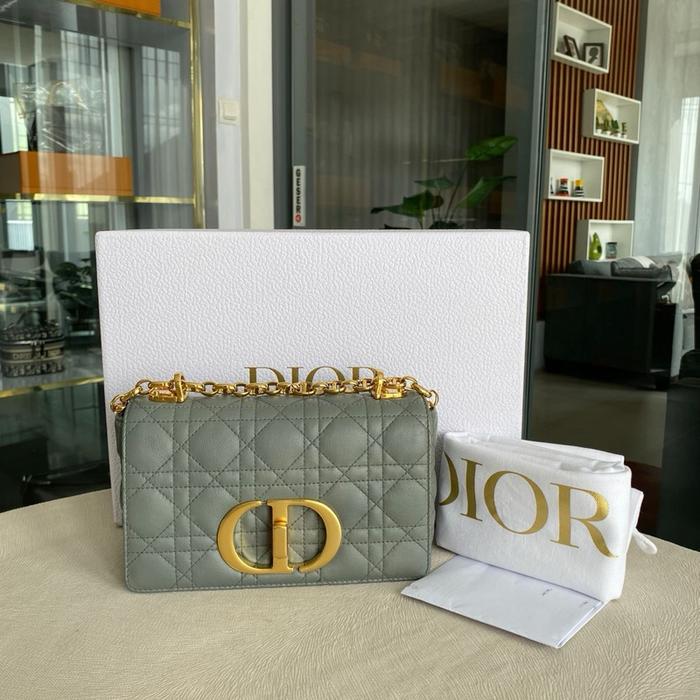 Dior Caro Small Grey ghw 2021