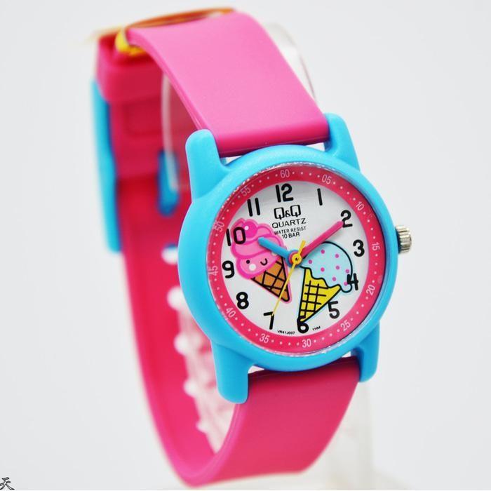 Q&Q QNQ QQ Original Kids Watch Jam Tangan Anak ORI VR41 007 Anti Air