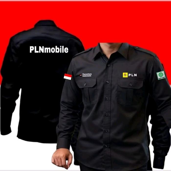 ready stok Kemeja PLN mobile baju PLN mobile seragam PLN mobile baju Pdh PLN mobile pdl PLN mobile b