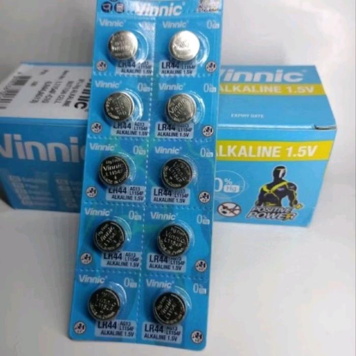 Batre Vinnic 44 baterai LR44 original murah Watch