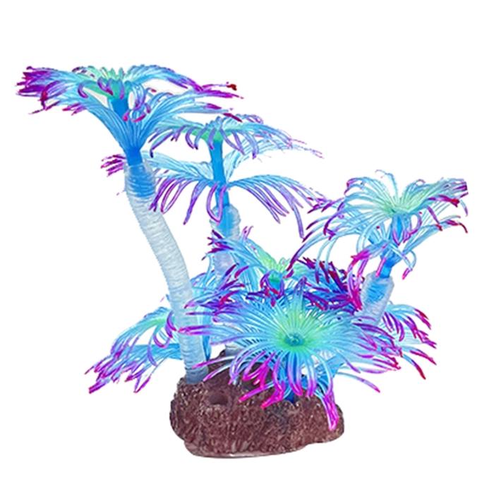 Aquarium Coral Ornaments Silicone Coral Decor Fish for Coral