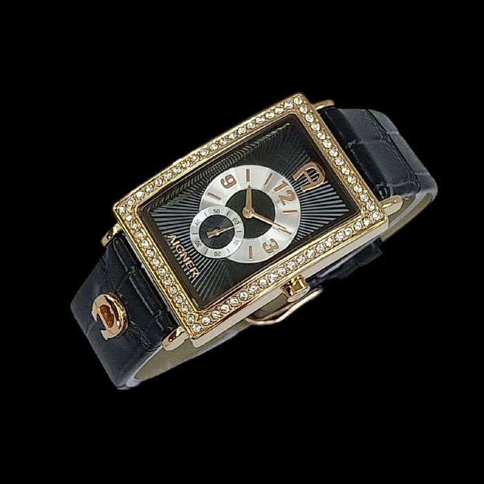 Jam Tangan Wanita Aigner Fashion Terbaru -Tali Kulit Second Bawah - Garansi 1Tahun -COD BAYAR DIRUMA