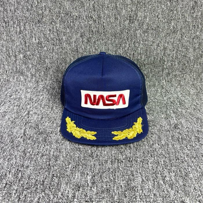 Topi Vintage Hat NASA in USA Cap Second Preloved Original 730