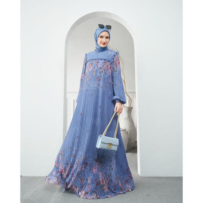 ORI GAMIS SYARI MAUDY SET By Gallery Syarifah - Gamis busui Realpic ORI 100% Terbaru