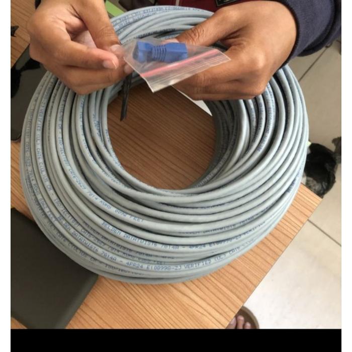 Kabel Lan Belden cat 6 Siap PAKAI 30 meter /30M /30meter UTP cat 6