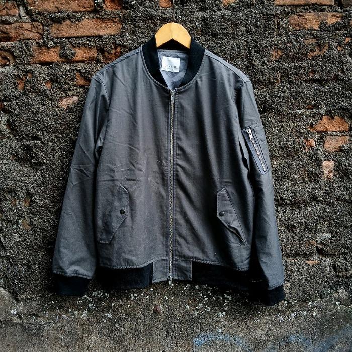 junred casual bomber jacket japan not stussy uniqlo gap zara