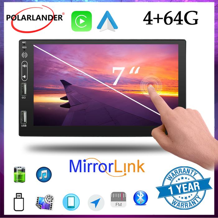 Car Multimedia Player Android 10 Carplay, Android Auto Car Stereo 7