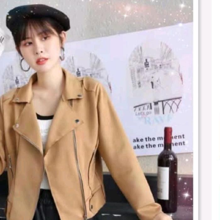 jaket suede import premium Blazer Wanita Atasan