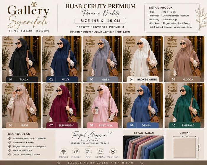 KHIMAR BANDANA GALLERY SYARIFAH