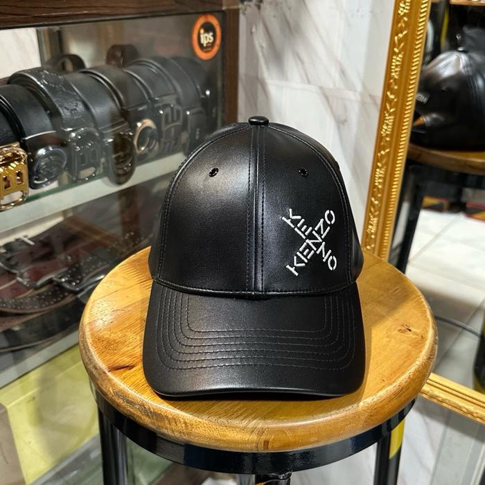 Topi kenzo pria Leather 6789