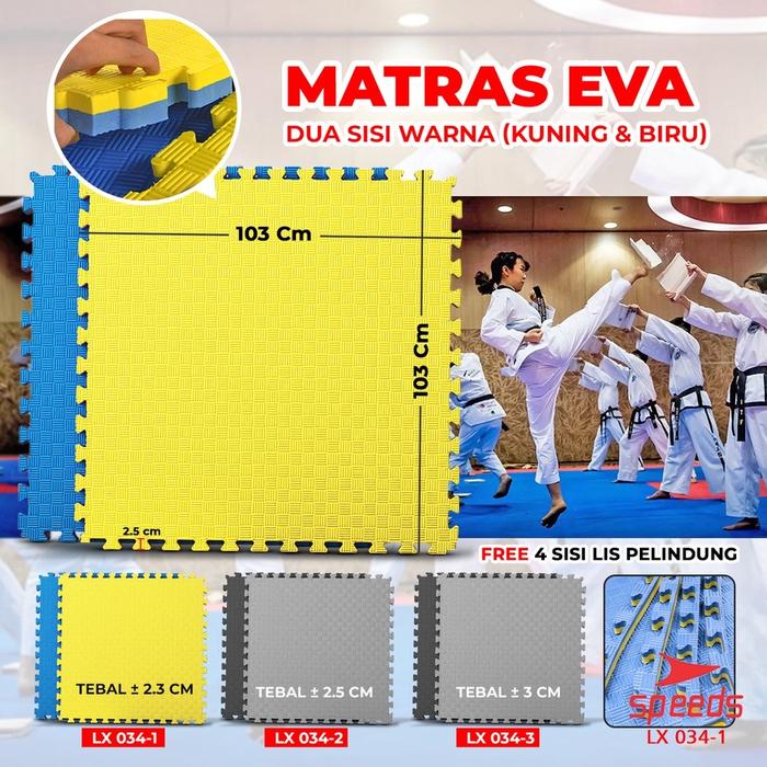 SPEEDS Matras Evamat Matras Beladiri Taekwondo Karate Matras Matras Eva Puzzle Beladiri Matras Aren