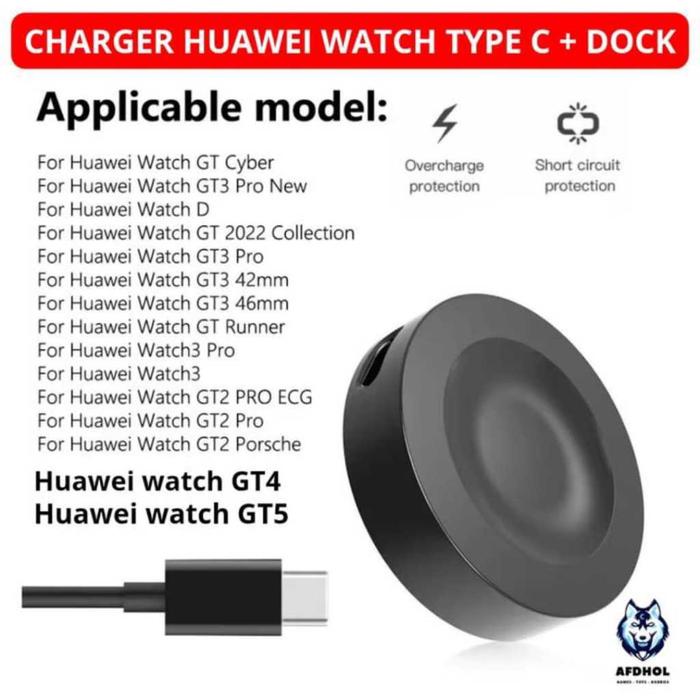 KABEL DOCK USB CHARGER HUAWEI WATCH GT5 GT4 GT3 GT2 PRO SE GT 5 4 3 2 FIT 4 CYBER PORSCHE RUNNER BUD