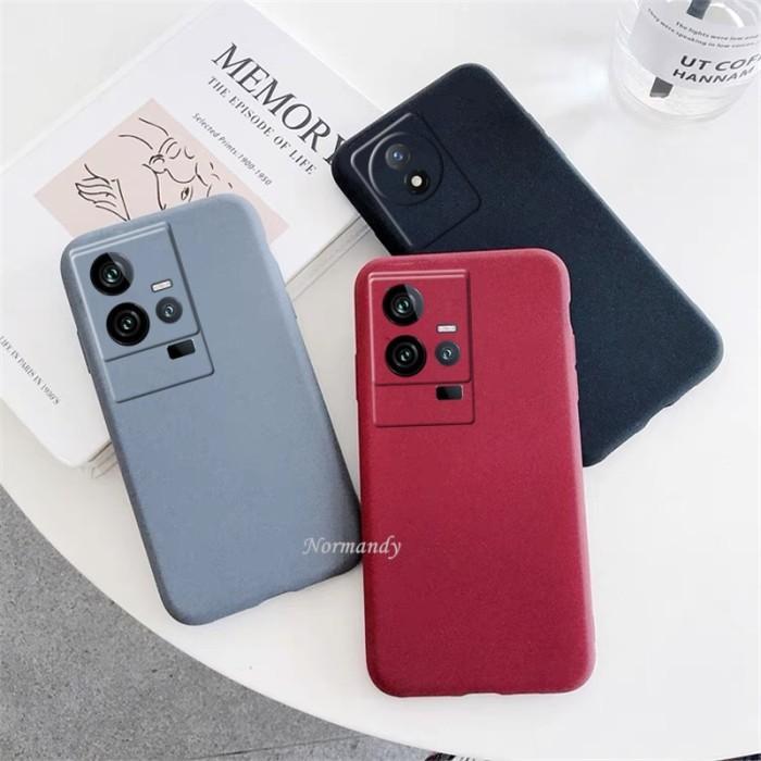 Soft Case Kompatibel Untuk Iqoo 11 Slim Matte Silikon Sandstone