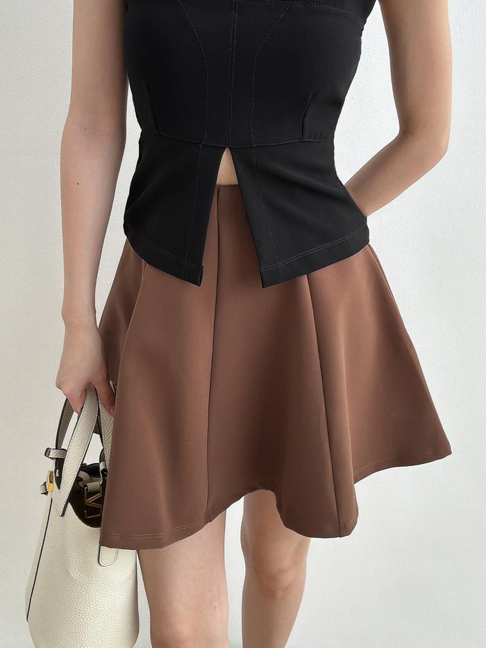 Kadaka B-0162 Mini Flare Skirt Korea Rok Mini Wanita terlaris