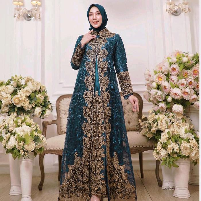 Gamis Tile Mutiara Terbaru Gamis Casablanka By Pelangi Jaya / Gamis Tile Mutiara Kekinian / Gamis Ti