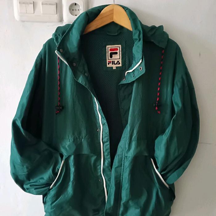 Jaket Fila Colorblock Vintage Original Preloved